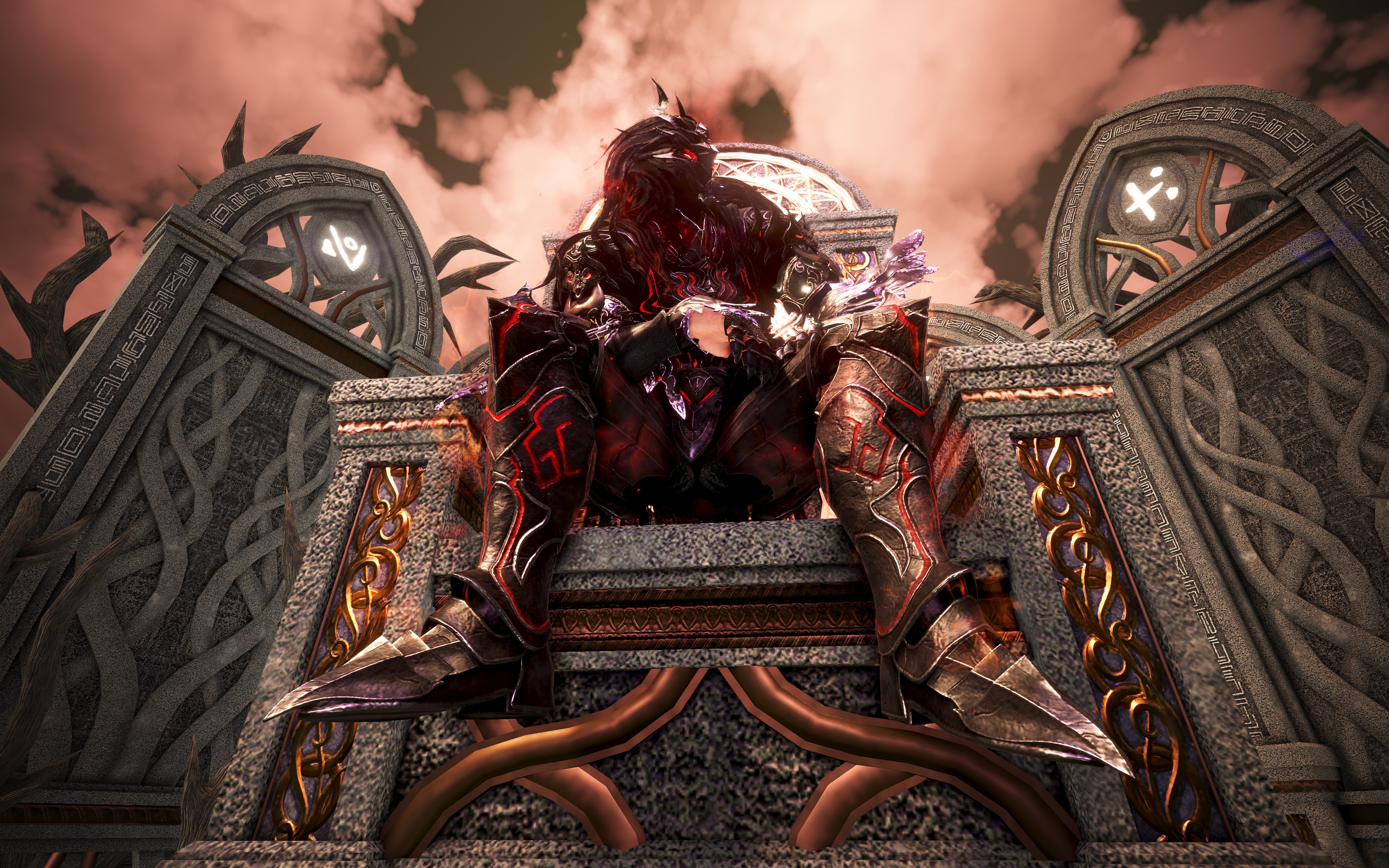 Wearing Godslayer's Armor