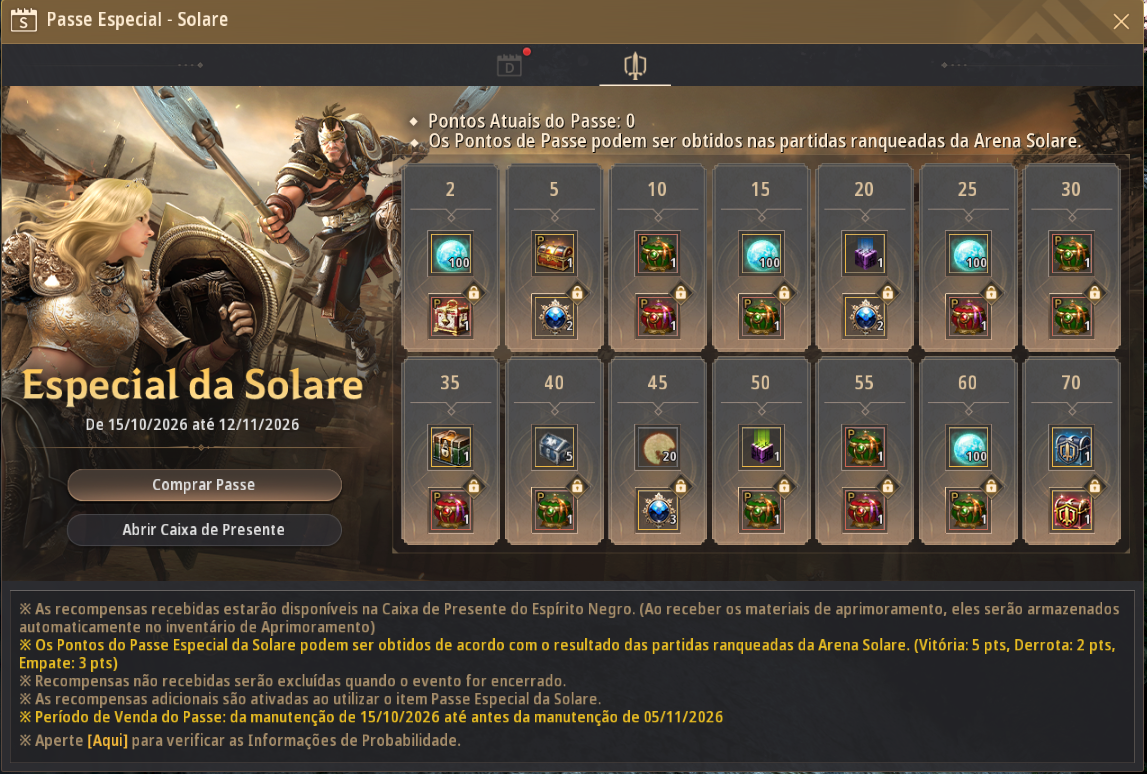 Solare Special Pass UI